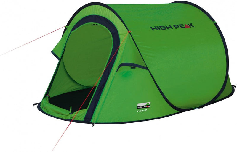 Load image into Gallery viewer, High peak Pop-up tent Vision 2-persoons 235 x 140 x 100 cm groen
