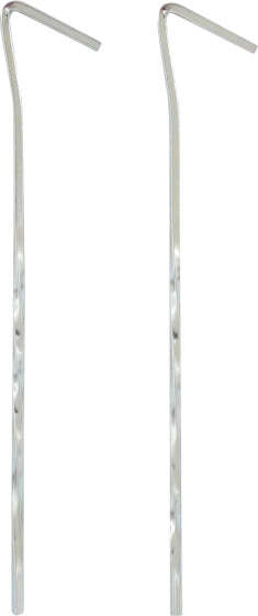 Load image into Gallery viewer, Highlander Gedraaide Tentharing 18 cm Staal 10 Stuks Zilver
