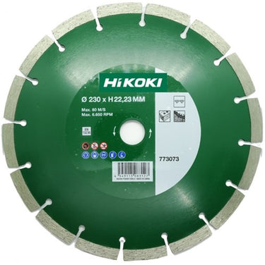 Hikoki accessoires diamant zaagblad 230 x 22,2 x 7mm type universeel gesinterd - 752805