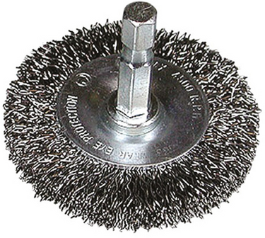 Hikoki accessoires rondborstel 50x0.3 met 1 4 zeskant stift met gegolfd staaldraad - 751319