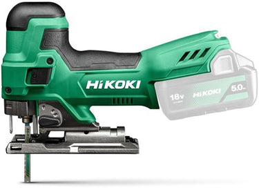 Hikoki cj18dbw2z | accu decoupeerzaag | 18v | 135 mm | exclusief accu's en lader | in hsc ii koffer - cj18dbw2z