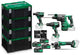 Hikoki kc36h4a-mvb4 | multivolt accu combiset 36v dv36dc + wr36dh + dh3628da + g3613dve in hsc koffers (4x 4.0ah mv b accu + uc18ysl3 snellader) - kc36h4a-mvb4