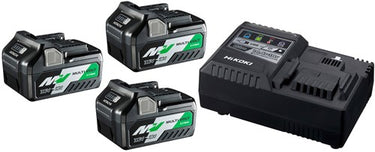 Hikoki uc18ysl3wa3 | multivolt boosterpack a3 (3x 5.0ah 2.5ah bsl36a18 accu + uc18ysl3 snellader) - uc18ysl3wa3