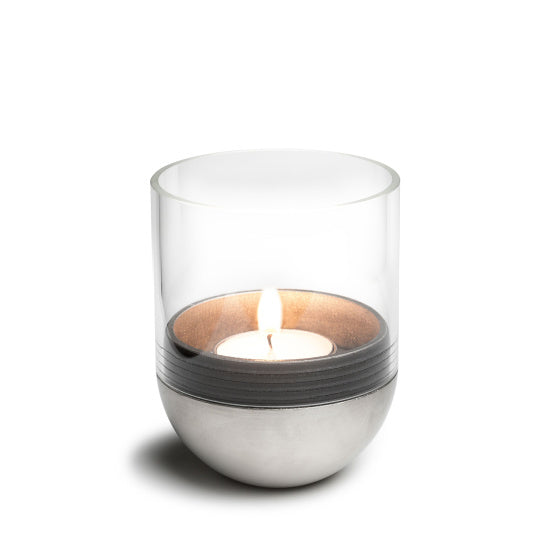 Load image into Gallery viewer, Höfats Gravity Candle windlicht 13 cm zilver

