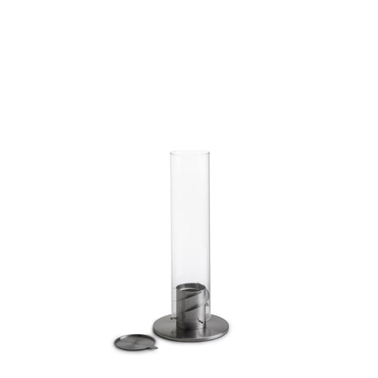 Höfats Spin 90 sfeerlantaarn RVS 19x 40,5 cm zilver