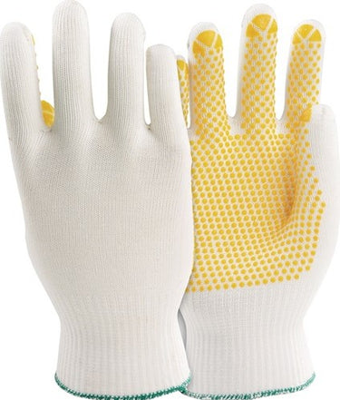 Honeywell handschoen | maat 10 wit geel | en 388 psa-categorie ii | polyamide katoen | 10 paar - 091210142x 091210142x