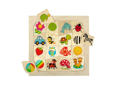 Hess houten legpuzzel patroon
