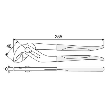 Hozan p-245 waterpomptang l=255mm