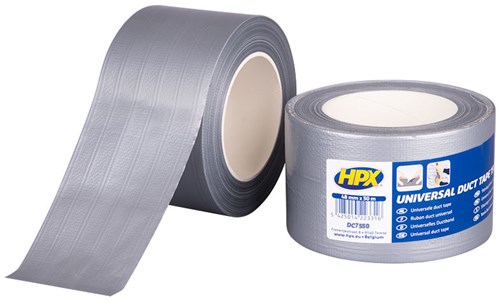 Hpx duct tape 1900 | zilver | 75mm x 50m - dc7550 dc7550