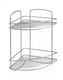 Metaltex onda hoekrek 22x22x35cm 2 laags