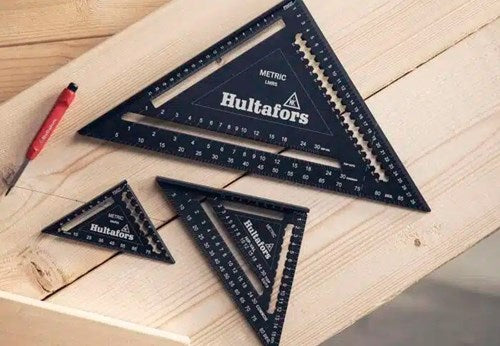 Afbeelding laden in galerijviewer, Hultafors metric rafter square - 18cm - hu257010
