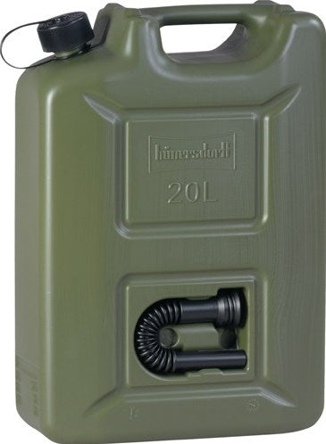 Hünersdorff hunersdorff brandstofjerrycan | inhoud 20 l | olijfgroen hdpe | l350xb165xh495mm | 1 stuk - 802000