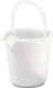 Hünersdorff hunersdorff emmer | 10,5 l hogedruk-polyethyleen natuur | kunststofbeugel | d. 286 mm | hoogte 283 mm | 1 stuk - 941100 941100
