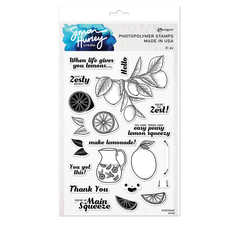 Load image into Gallery viewer, Ranger ink ranger • simon hurley create photopolymer stamps zesty
