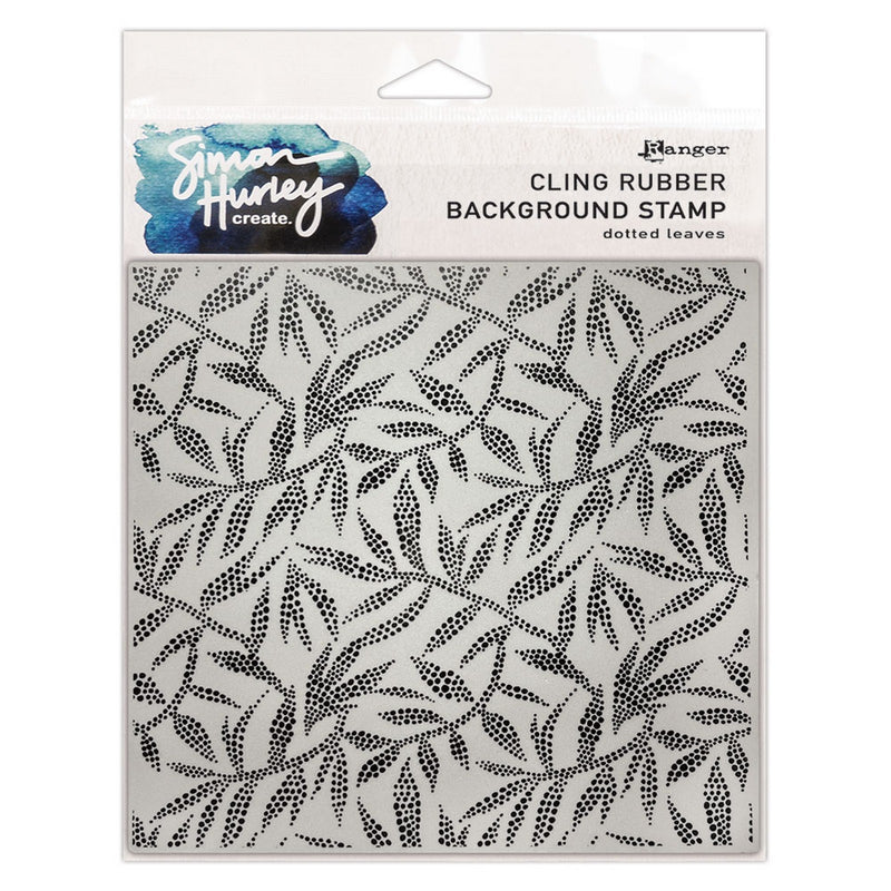 Load image into Gallery viewer, Ranger ink ranger • simon hurley create. background stamp dotted leaves
