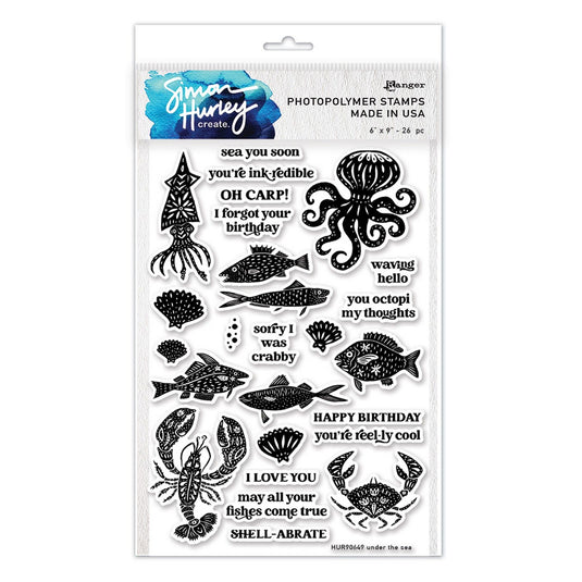 Ranger ink ranger • simon hurley create. photopolymer stamps under the sea
