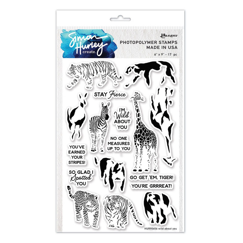 Load image into Gallery viewer, Ranger ink ranger • simon hurley create. photopolymer stamps wild about you
