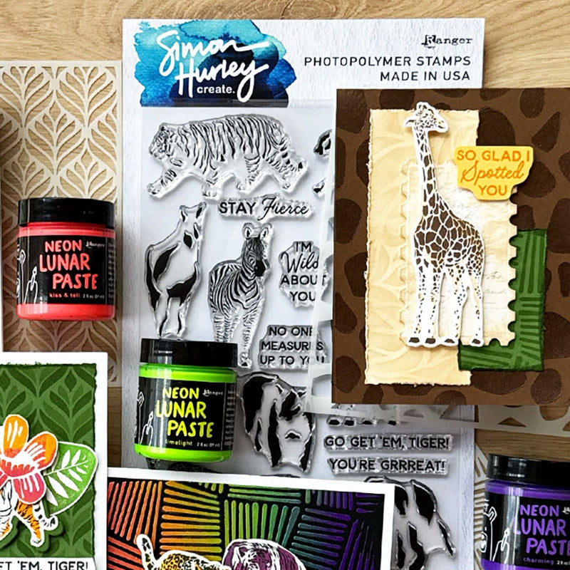 Load image into Gallery viewer, Ranger ink ranger • simon hurley create. photopolymer stamps wild about you
