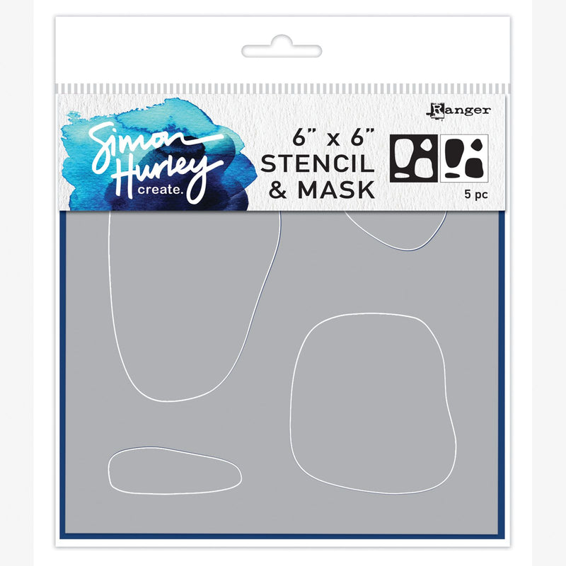 Load image into Gallery viewer, Ranger ink ranger • simon hurley create. stencil whimsical ovals
