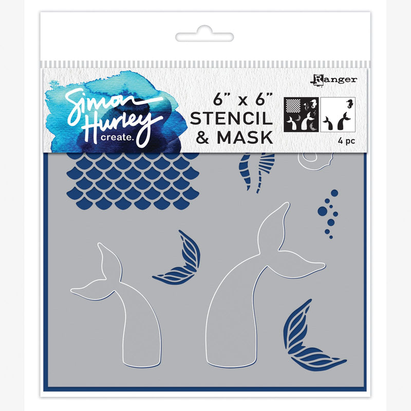 Load image into Gallery viewer, Ranger ink ranger • simon hurley create. stencil mermaid maker
