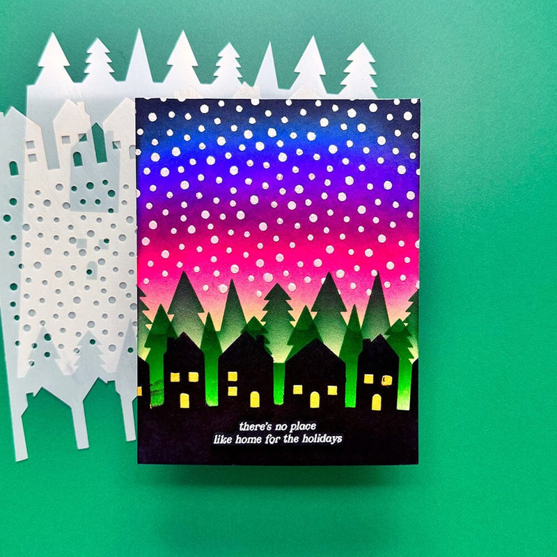 Load image into Gallery viewer, Ranger ink ranger • simon hurley create, winter scene maker stencil set 3 pieces
