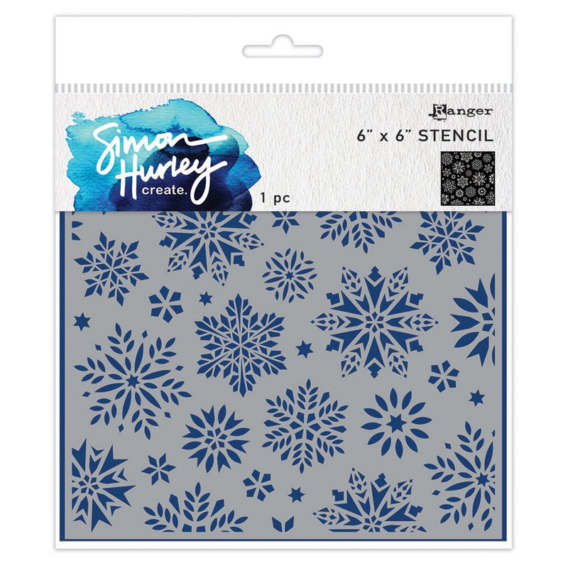 Load image into Gallery viewer, Ranger ink ranger • simon hurley create. stencil dazzling snowflakes
