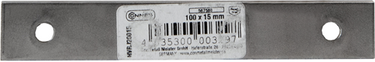 Connex verbindingsplaat 100x15 rvs - hvrj20015