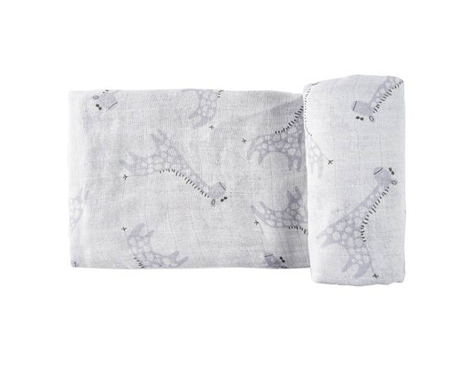 Happybear hydrofiele doek - blue giraffe