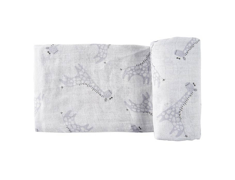 Happybear hydrofiele doek - blue giraffe