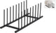 Ultra fresh metalen bordenhouder 34.5x12.5 cm zwart
