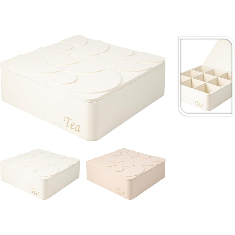 Load image into Gallery viewer, Home styling theedoos 24x24cm 2 assorti
