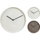 Home styling wandklok ã˜30cm 2 assorti wandklok modern ã˜30cm wit of taupe