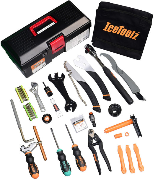 Icetoolz gereedschapkoffer pro shop, 23 stuks 46-delig, 85a7