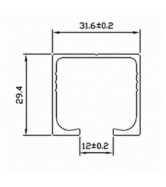 Icetoolz ophanghaak met rollers 65x100x380mm, p679