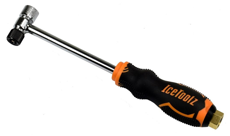 Load image into Gallery viewer, Buzaglo icetoolz compressorhandvat 240a911 alu rubber oranje zwart
