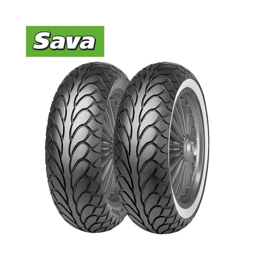 Sava 100 80-10 mc22 elegance tl 53l 4pr f r zwart-wit 573955 mitas