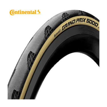 Continental GP5000 Racefietsband 700x25C Zwart Creme