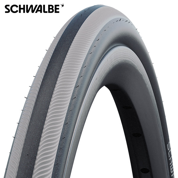 Afbeelding laden in galerijviewer, Schwalbe draadband rightrun active 25-540 zwart grijs
