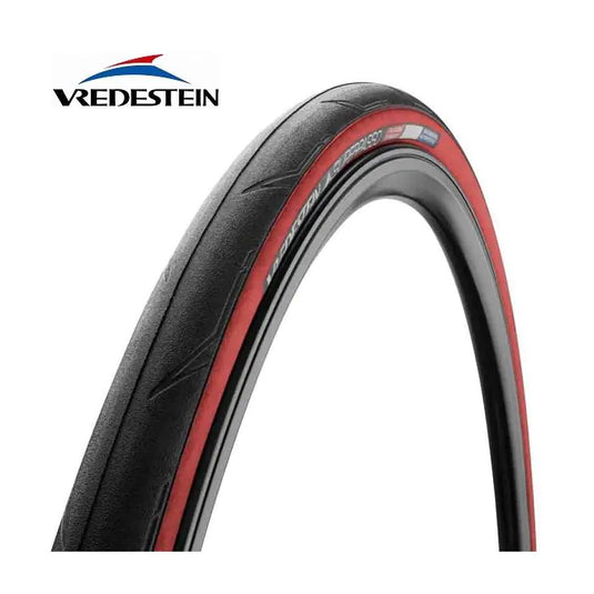 Vredestein - superpasso 700x25c zwart rood