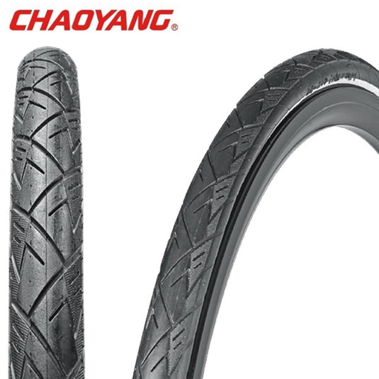 Chaoyang 28x1 5 8x1 3 8 (37-622) nordic plus zwart reflex draad met 6 mm anti-lek w211170
