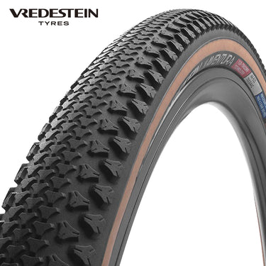 Vredestein - aventura tlr 700x38c zwart bruin