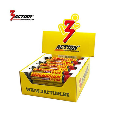 3action magnesium x-tra koker ampul 25 ml - displaydoos 21 stuks - 1202010005