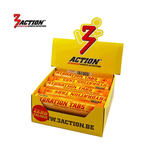 3action hydration tabs orange koker 20 tabs - displaydoos 10 stuks - 1202040002