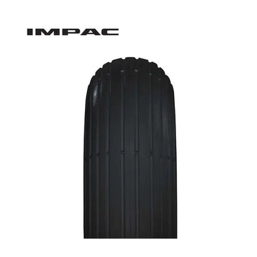 Buitenband 400 x 100 (4.00-8) zwart lijnprofiel