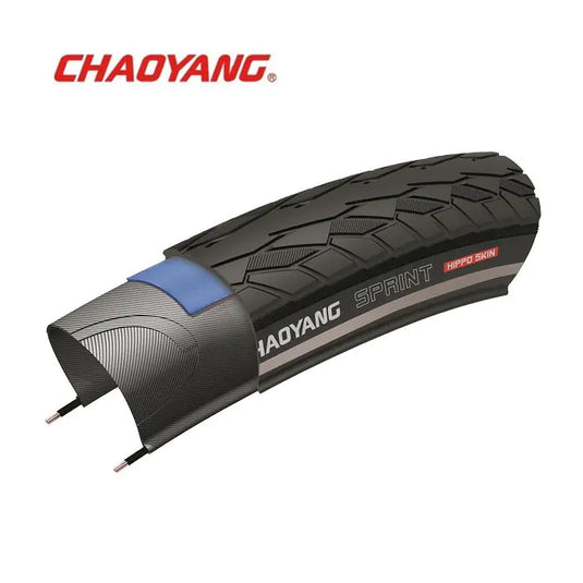 Chaoyang 28x1 1 2 (40-635) sprint zwart reflex draad met 1.5 mm kevlar-floc anti-lek eba0206001w