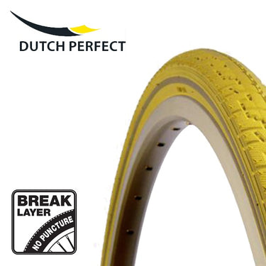 Dutch perfect buitenband 28 x 1 ½ 40-635 no puncture - geel + reflectie