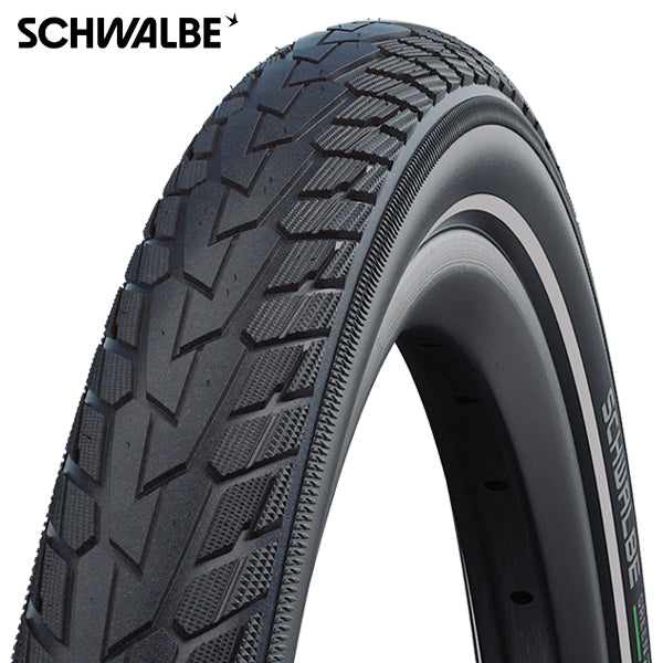 Load image into Gallery viewer, Buitenband Schwalbe Road Cruiser Plus PunctureGuard 28 x 1.60 42-622mm - zwart met reflectie
