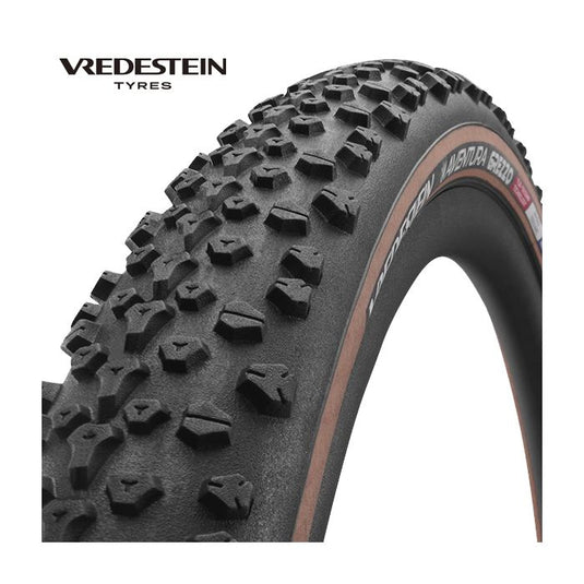 Vredestein buitenband aventura grezzo core 45-622 zw transparant