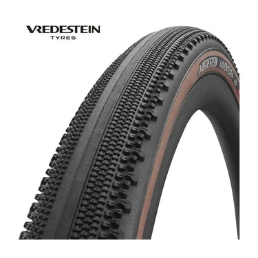 Vredestein buitenband aventura seta 50-622 28 700x50c tlr vouw zwart transparantarant