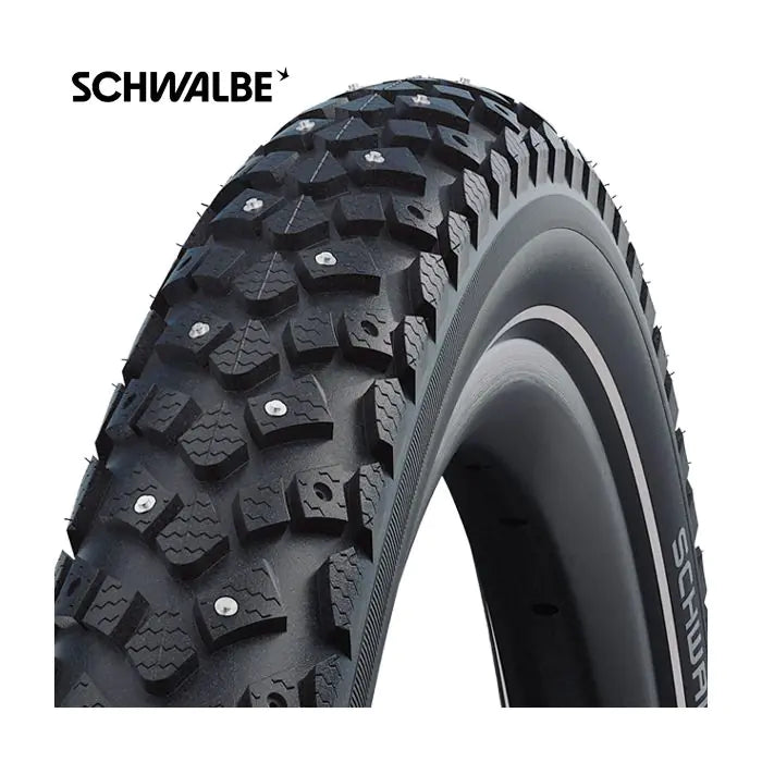 Load image into Gallery viewer, Buitenband Schwalbe 26-1.75 (47-559) Winter Active R 100 spik zwart
